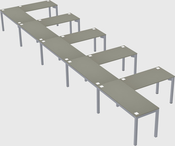 L-shaped desk
