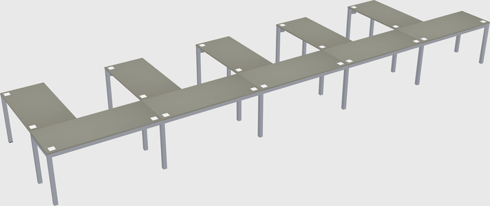 L-shaped desk