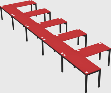 L-shaped desk