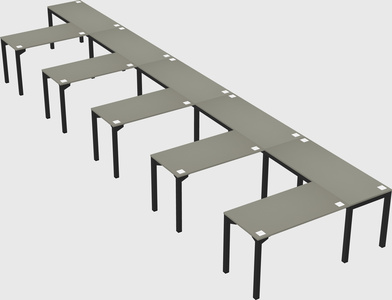 L-shaped desk