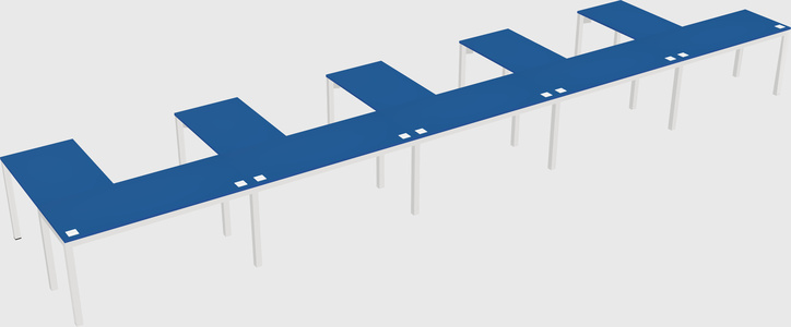 L-shaped desk
