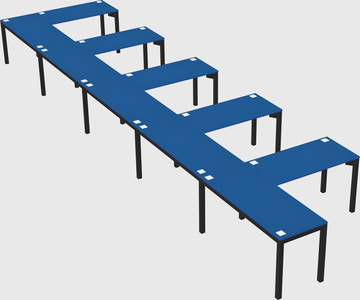L-shaped desk