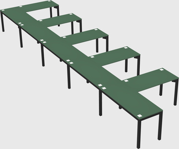 L-shaped desk