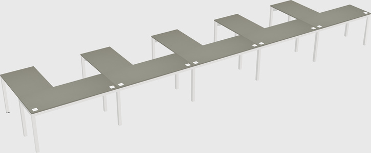 L-shaped desk