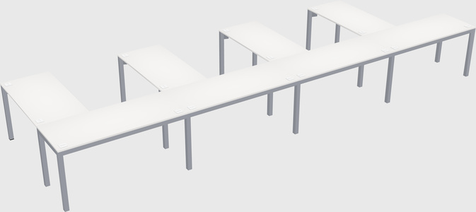 L-shaped desk