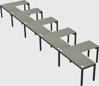 L-shaped desk