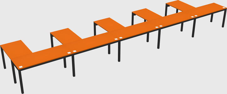 L-shaped desk