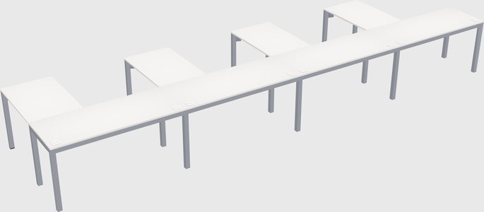 L-shaped desk