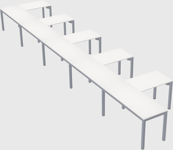L-shaped desk