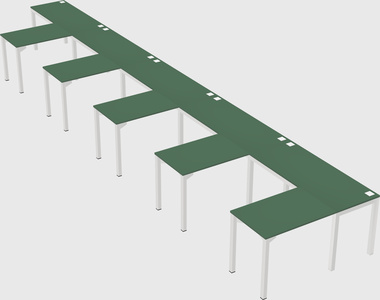 L-shaped desk