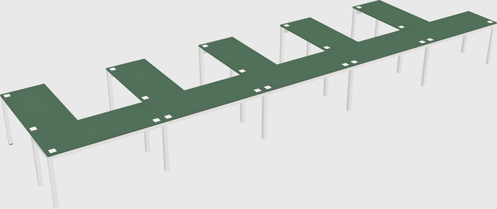 L-shaped desk