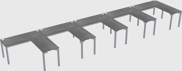 L-shaped desk