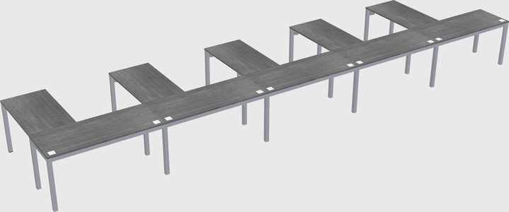 L-shaped desk