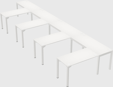 L-shaped desk