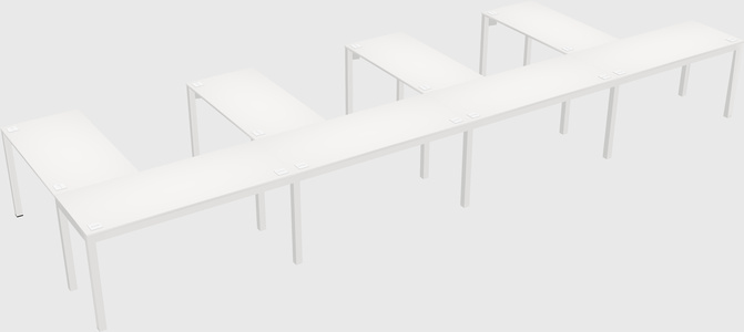 L-shaped desk