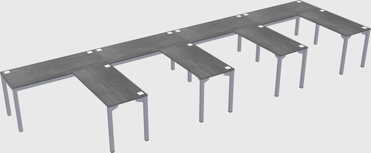 L-shaped desk