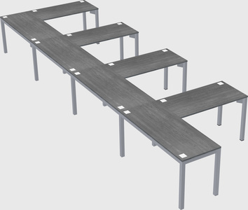 L-shaped desk