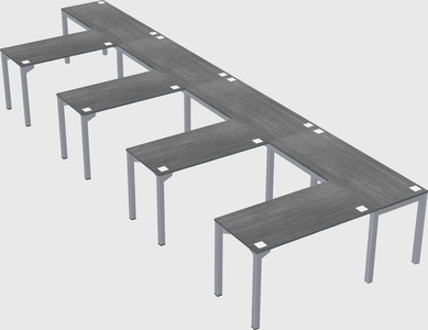 L-shaped desk