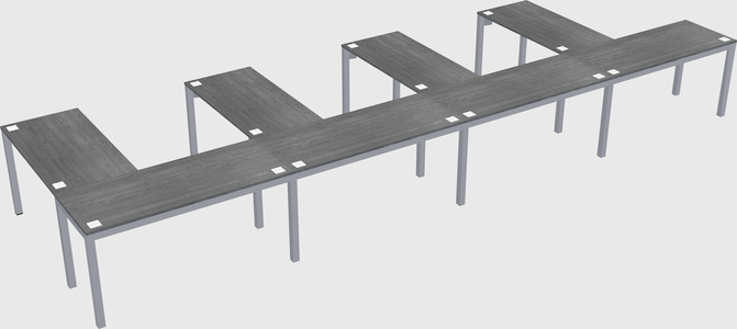 L-shaped desk