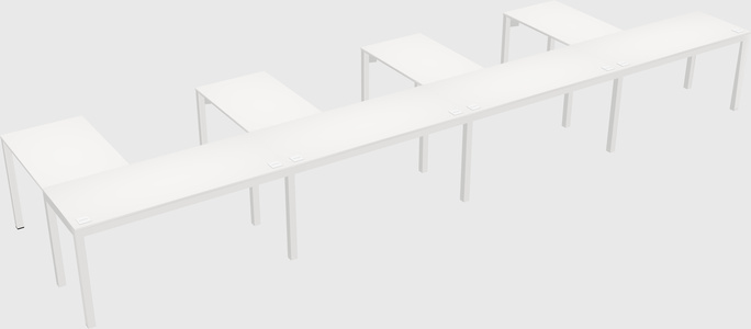 L-shaped desk
