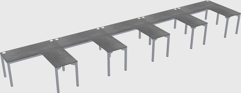L-shaped desk