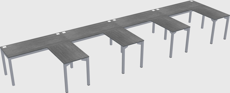 L-shaped desk