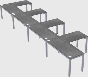 L-shaped desk