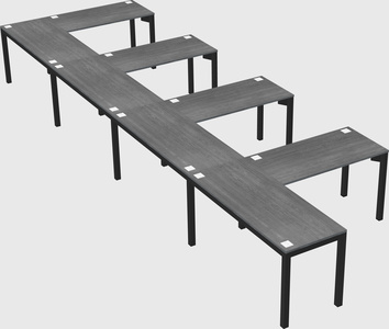 L-shaped desk