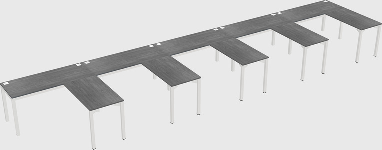 L-shaped desk
