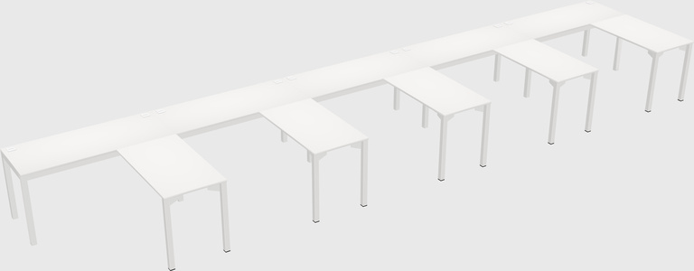 L-shaped desk