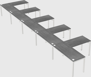 L-shaped desk