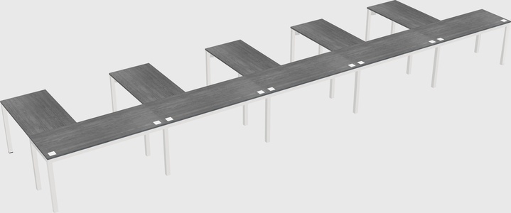 L-shaped desk