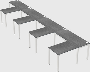 L-shaped desk