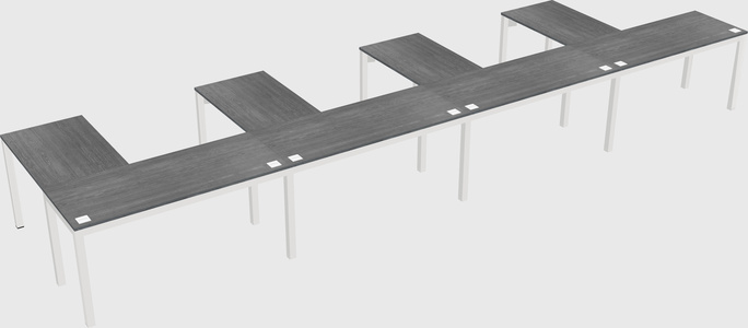 L-shaped desk