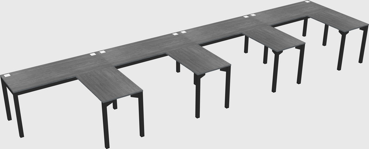 L-shaped desk