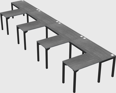 L-shaped desk