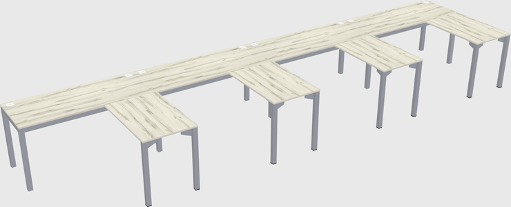 L-shaped desk