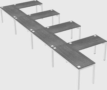 L-shaped desk