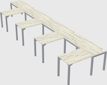 L-shaped desk