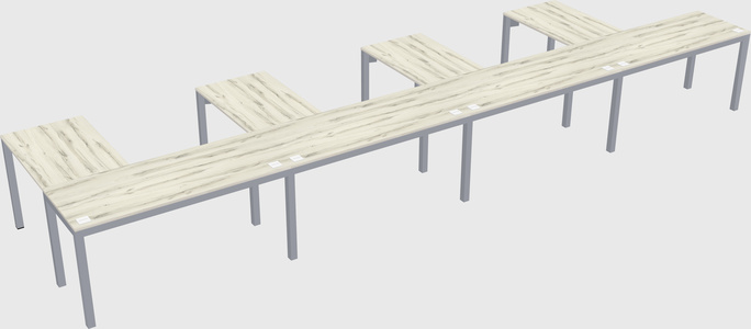 L-shaped desk