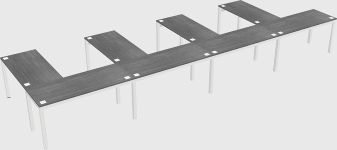 L-shaped desk