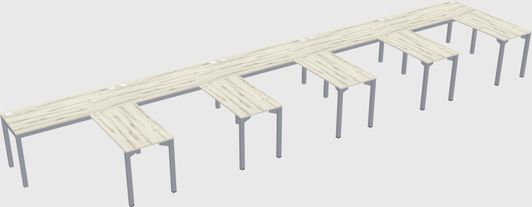 L-shaped desk