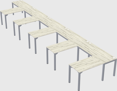 L-shaped desk