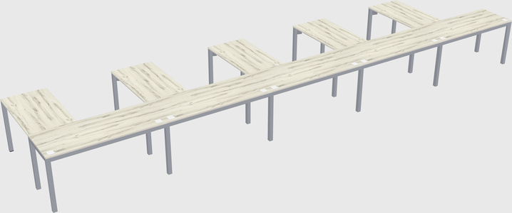 L-shaped desk