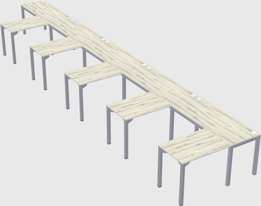 L-shaped desk