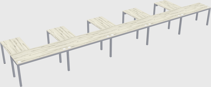 L-shaped desk