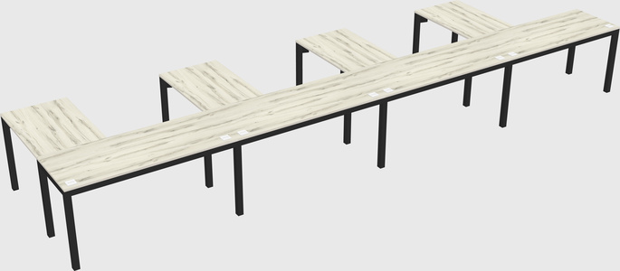 L-shaped desk