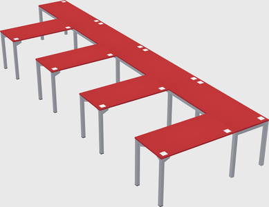L-shaped desk