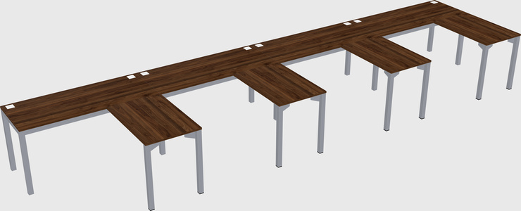 L-shaped desk