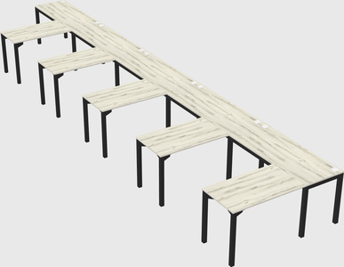 L-shaped desk